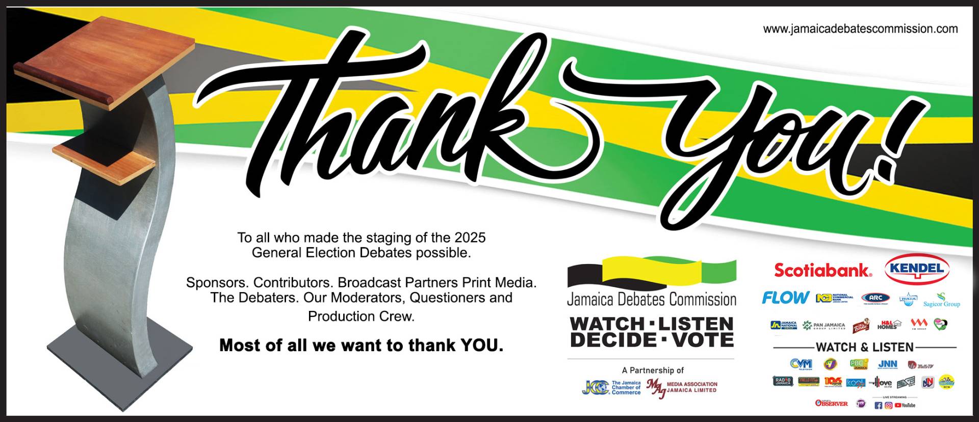 JCD 2025 Debates sponsors